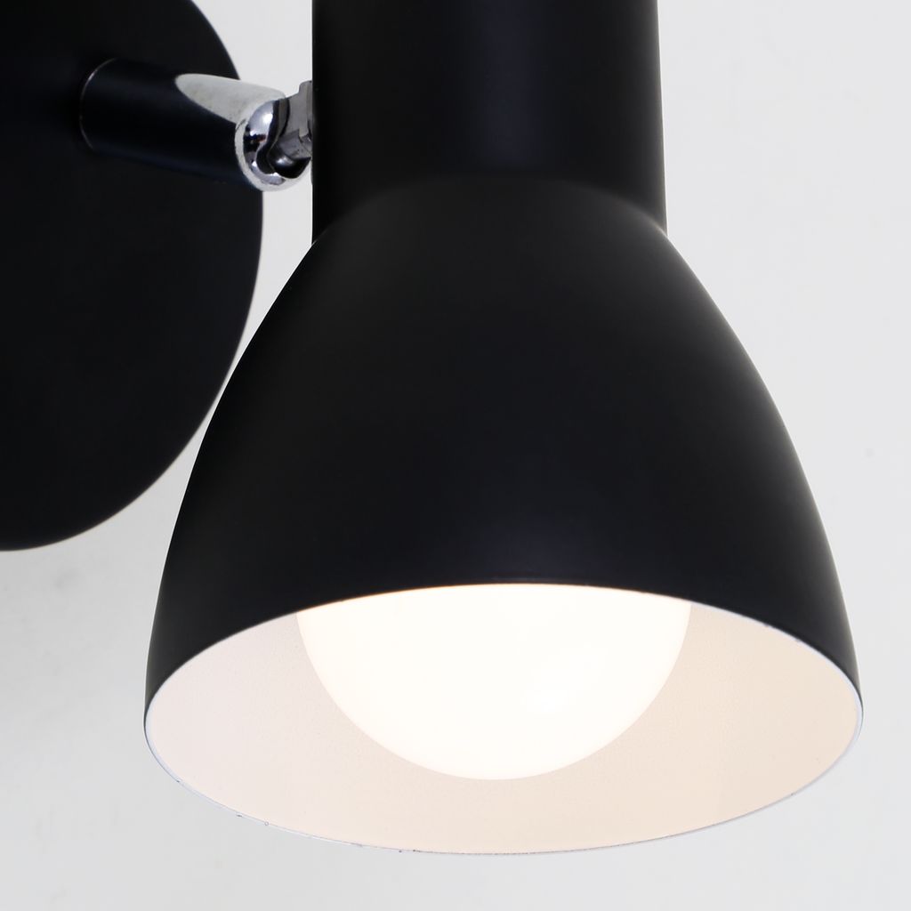 Faretto 13 cm 1x exkl. E14 25W nero